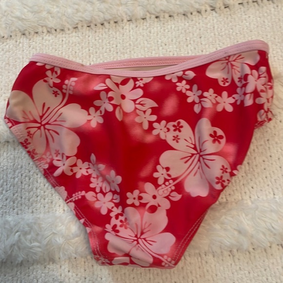 Aqua2dude antifog swim goggles pink embroidered floral swimsuit girls size 7 8 M - Picture 9 of 12